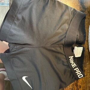 Nike Pro Black Athletic Shorts